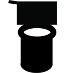 symbol toilet flush toilet