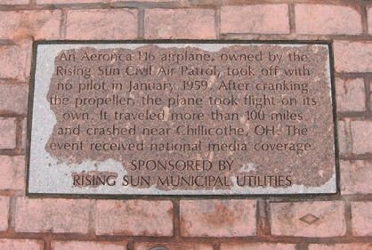 plaque: airplane