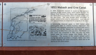 1853 Wabash and Erie Canal