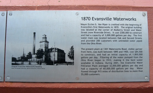1870 Evansville waterworks